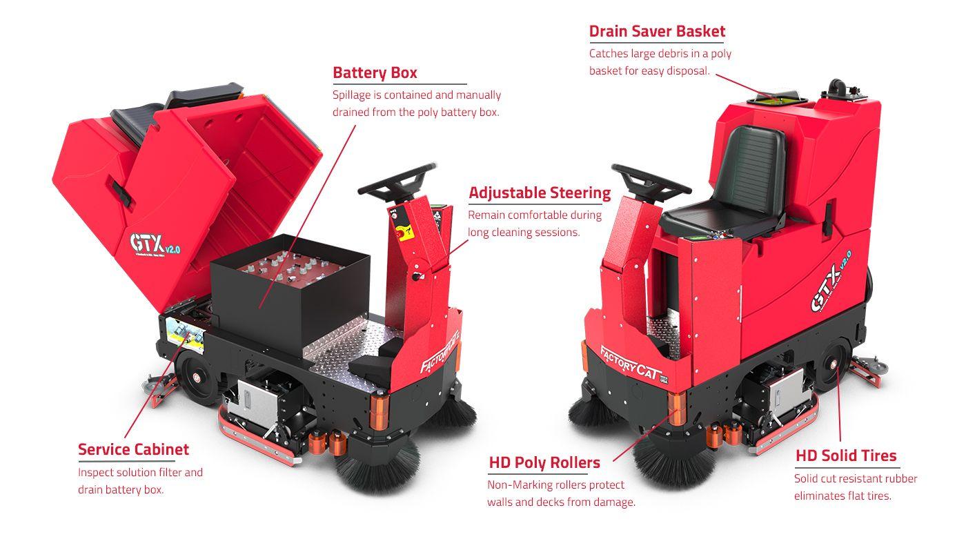 FactoryCat Floor Scrubbers