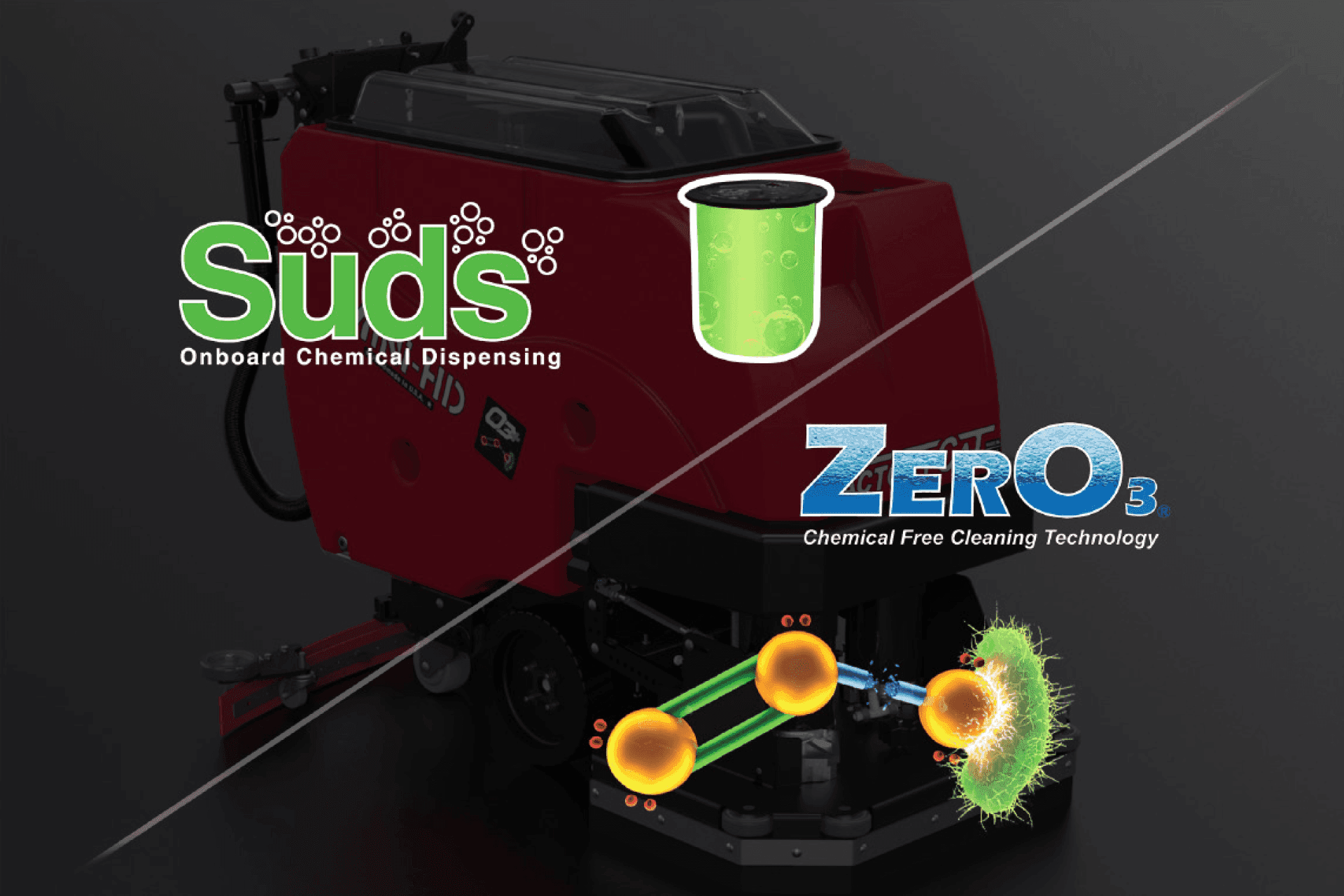 FactoryCat Floor Scrubber - Suds / ZerO3 