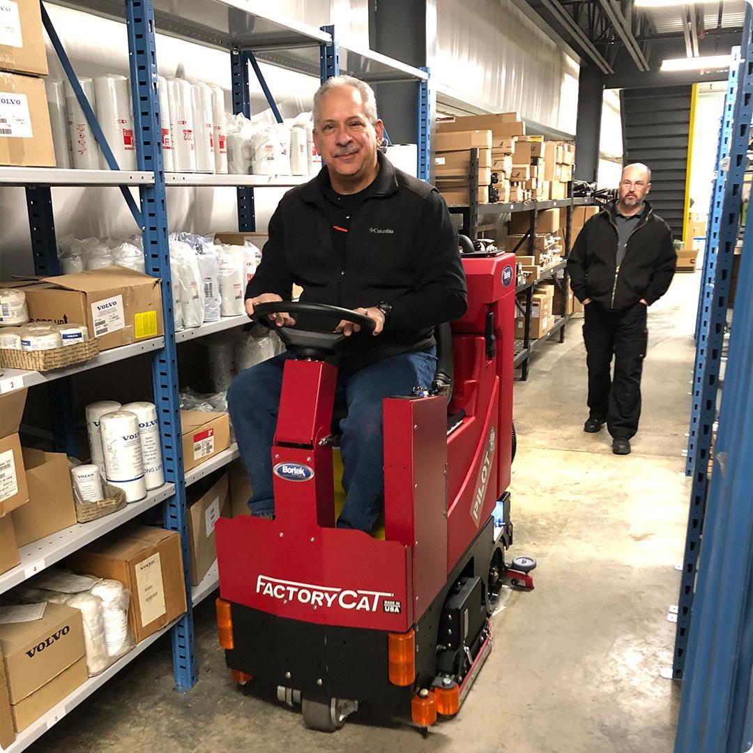 FactoryCat Ride On Floor Scrubbers Pilot parts department concrete - https://assets.factorycat.com/demoImages/2024/august/Pilot-Ride On Floor Scrubbers-parts department-concrete-Philadelphia-USA-211.jpg - 1080 - 1080 - 211 Pilot Ride On Floor Scrubbers Pennsylvania Auto Repair