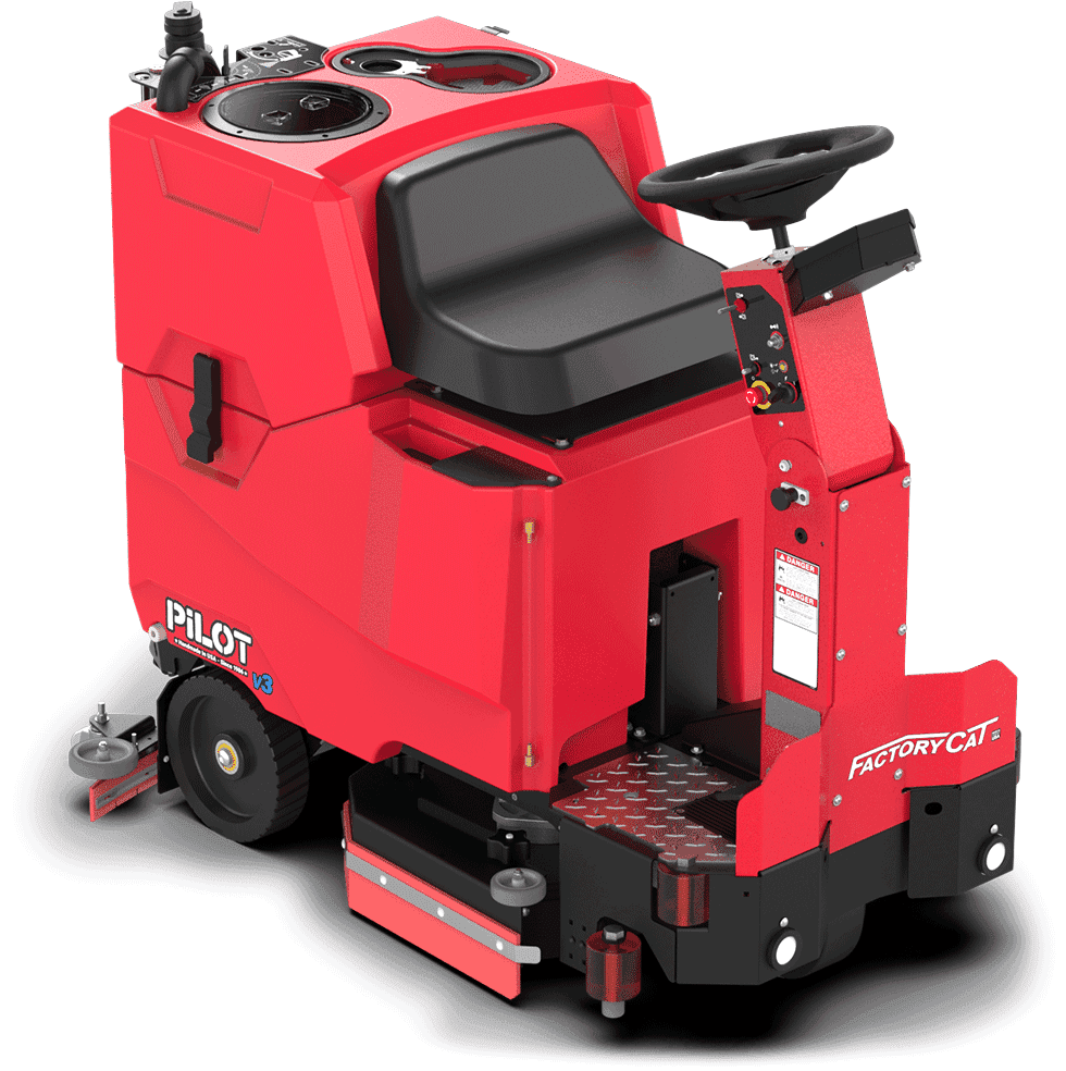 FactoryCat Industrial Floor Scrubber